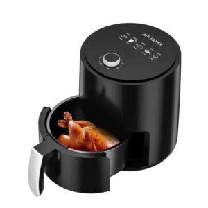 3.2l compact air fryer, 1350w mechanical control, 360° rapid air heating