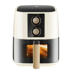 8l touch control air fryer, plastic body with heating tube & hot air circulation, 4–5 people